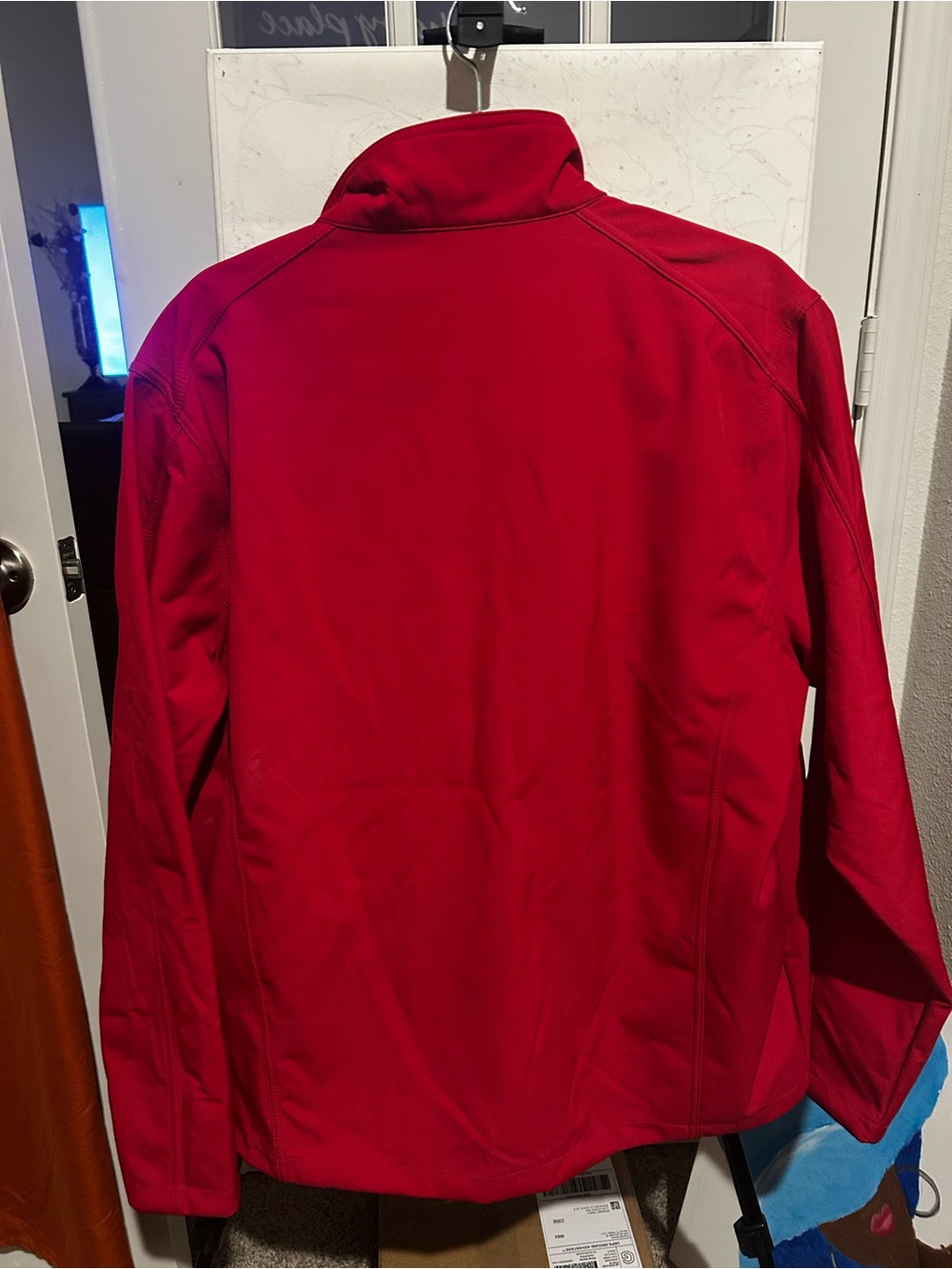 Port Authority Women's Red Utility Softshell Jacket - Picture 3 of 5